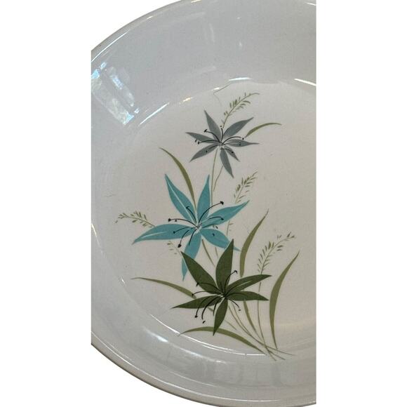 Tiger Lily Floral Salad Plates (2) ~ 7.5 Inches VTG Sabin China (Unmarked) READ - Picture 4 of 10